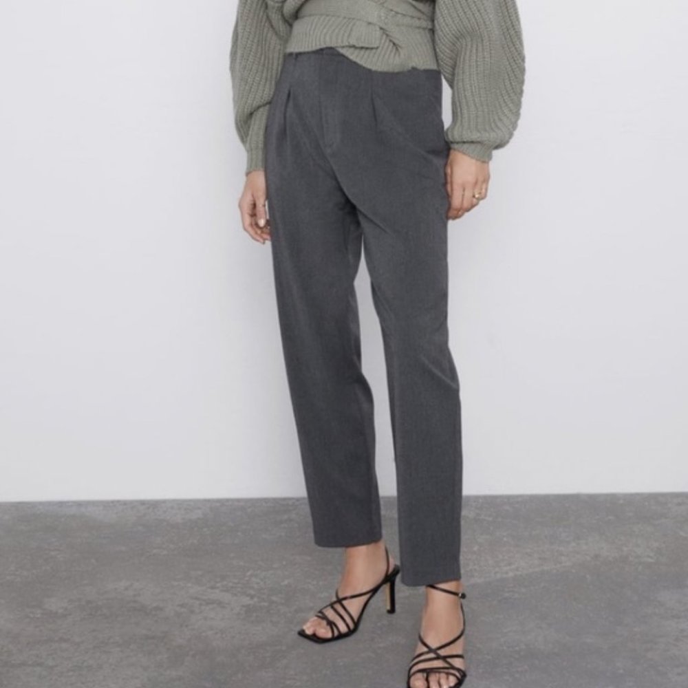 Zara- Soft Touch Pleated Pants
